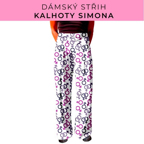 Dámský střih - kalhoty Simona