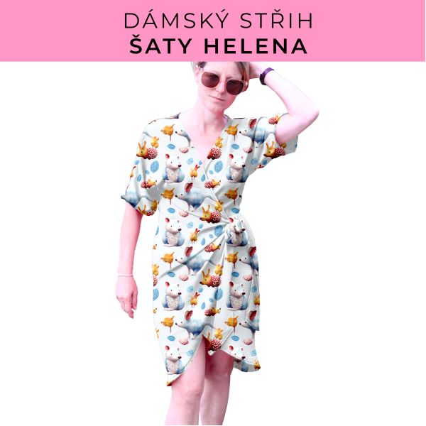 Dámský střih na šaty  Helena