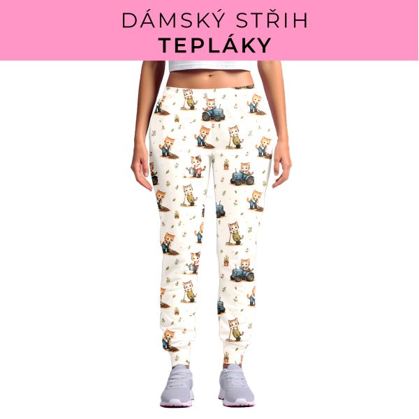DÁMSKÝ střih - tepláky