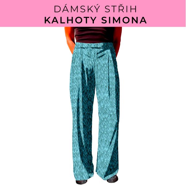 Dámský střih - kalhoty Simona