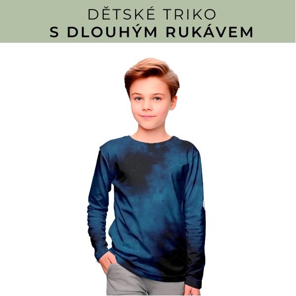 DĚTSKÝ střih - triko dlouhý rukáv