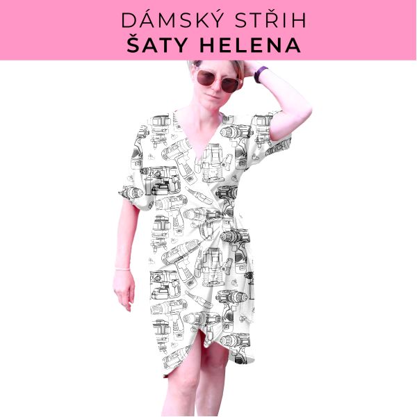 Dámský střih na šaty  Helena