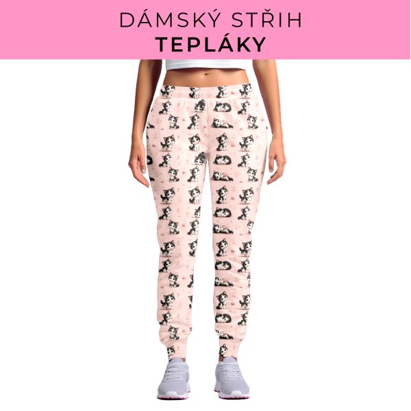 DÁMSKÝ střih - tepláky