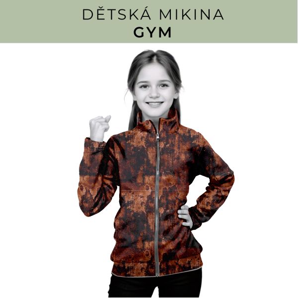 Dětská střih - mikina GYM