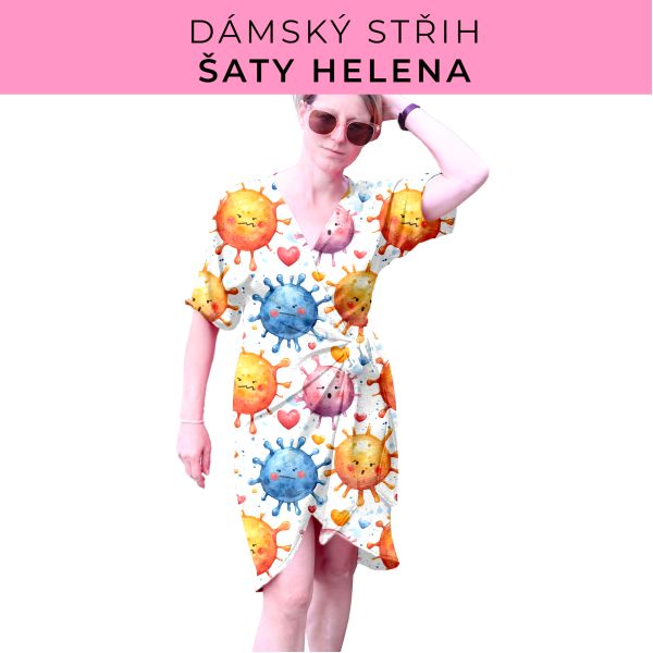 Dámský střih na šaty  Helena