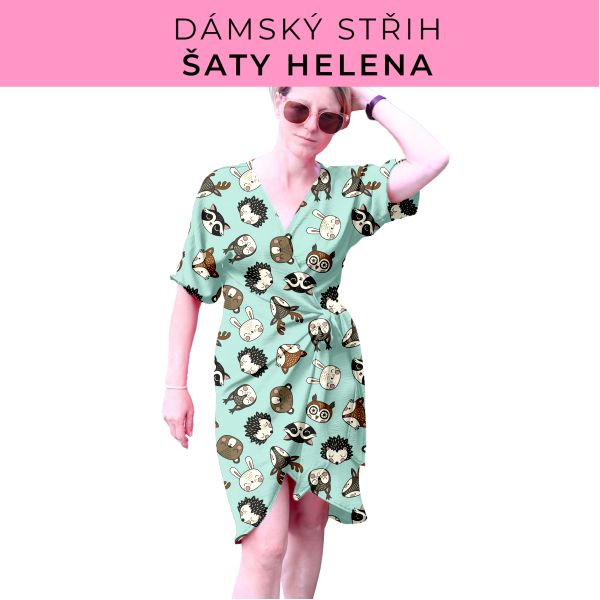 Dámský střih na šaty  Helena