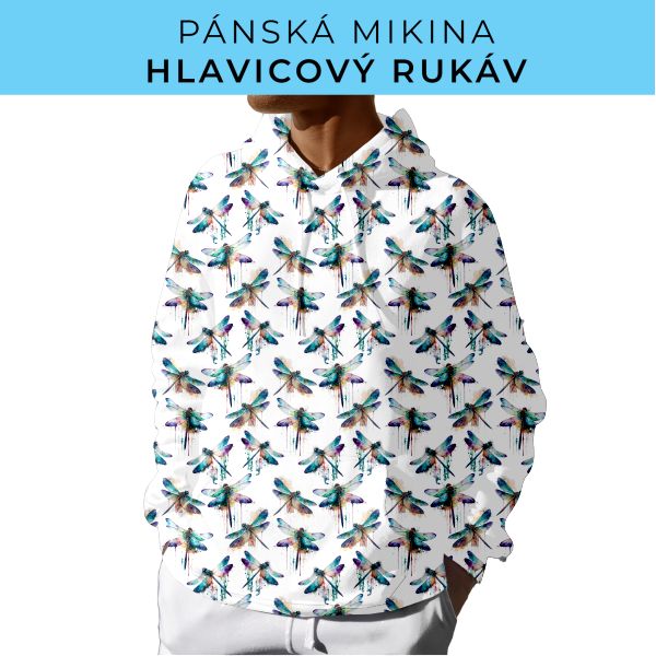 PÁNSKÝ střih - mikina s kapucí