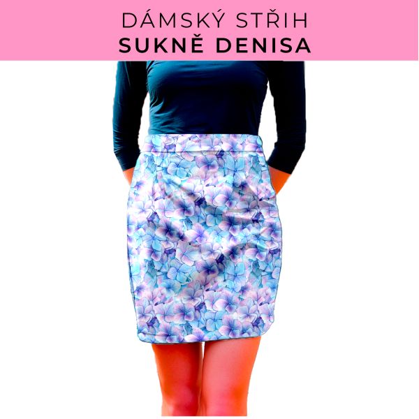 Dámský střih - Dámská sukně Denisa