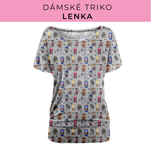 DÁMSKÝ střih - Triko Lenka