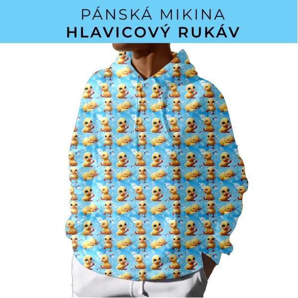 PÁNSKÝ střih - mikina s kapucí