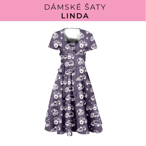 DÁMSKÝ střih - šaty Linda