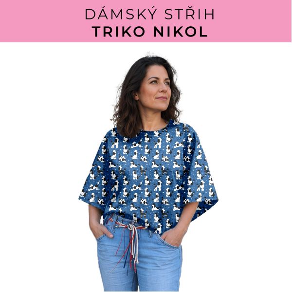 Dámský střih -  triko Nikol