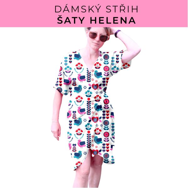 Dámský střih na šaty  Helena