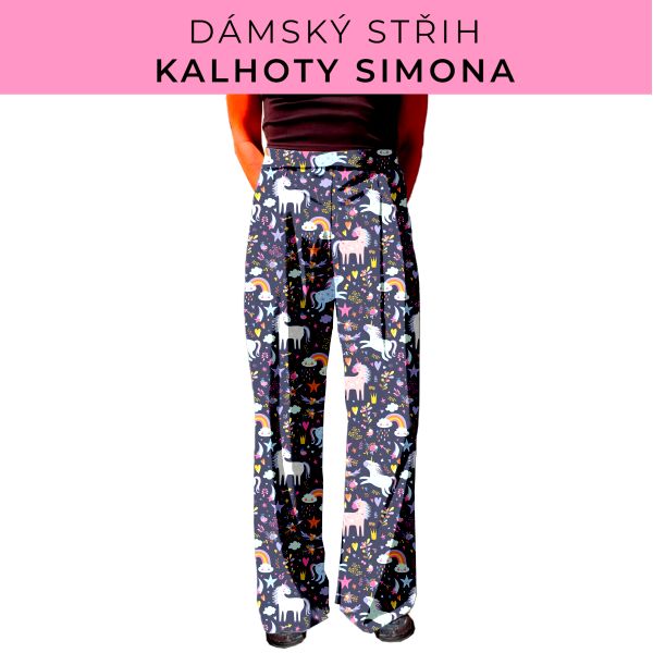 Dámský střih - kalhoty Simona