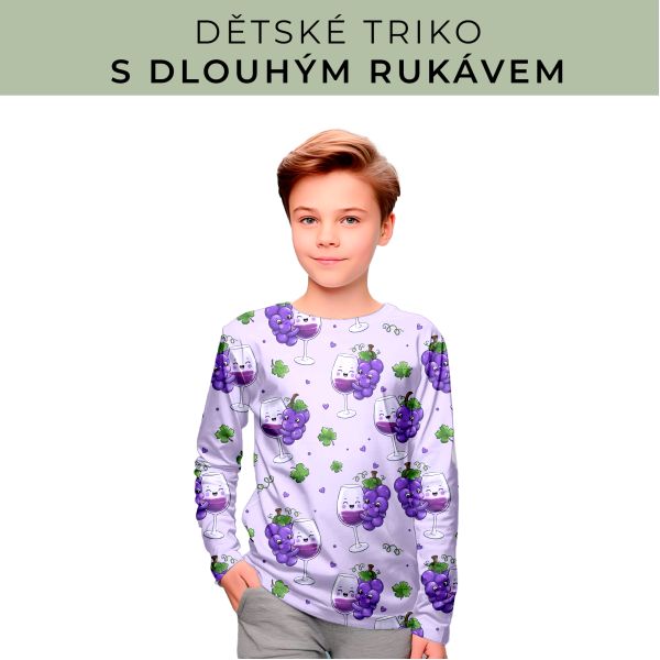DĚTSKÝ střih - triko dlouhý rukáv