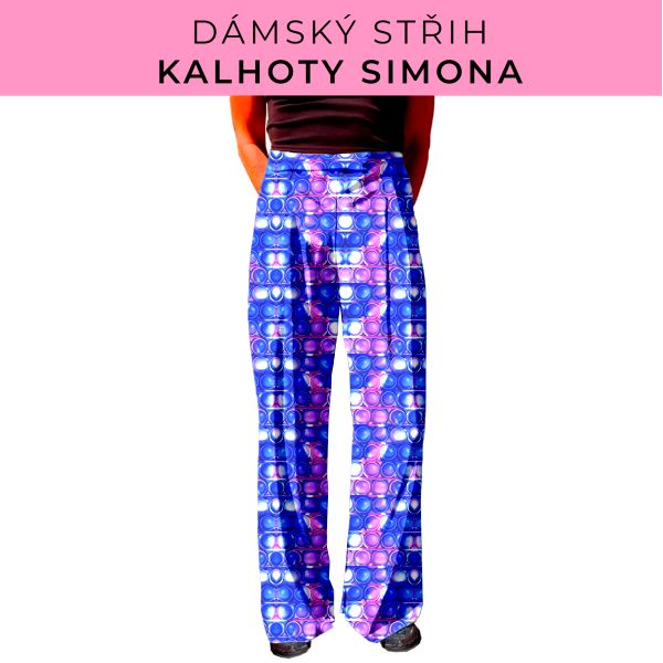 Dámský střih - kalhoty Simona