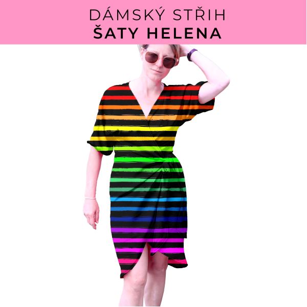 Dámský střih na šaty  Helena
