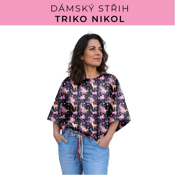 Dámský střih -  triko Nikol