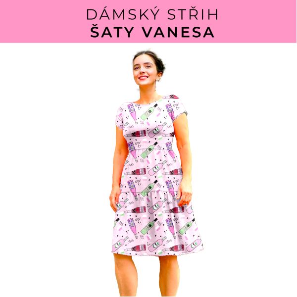 Dámský střih šaty Vanesa