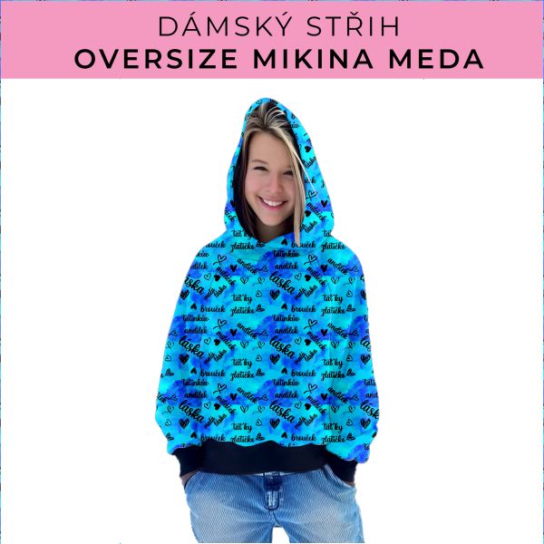 Dámský střih - mikina Meda