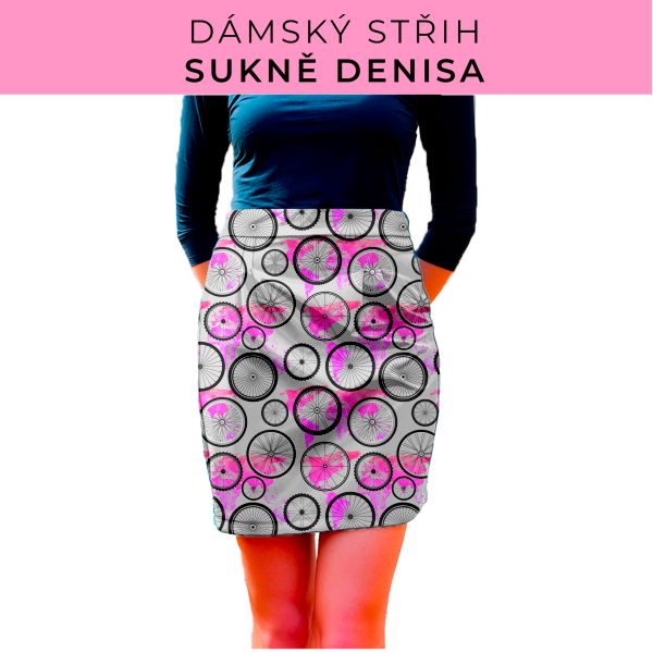 Dámský střih - Dámská sukně Denisa