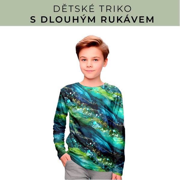DĚTSKÝ střih - triko dlouhý rukáv