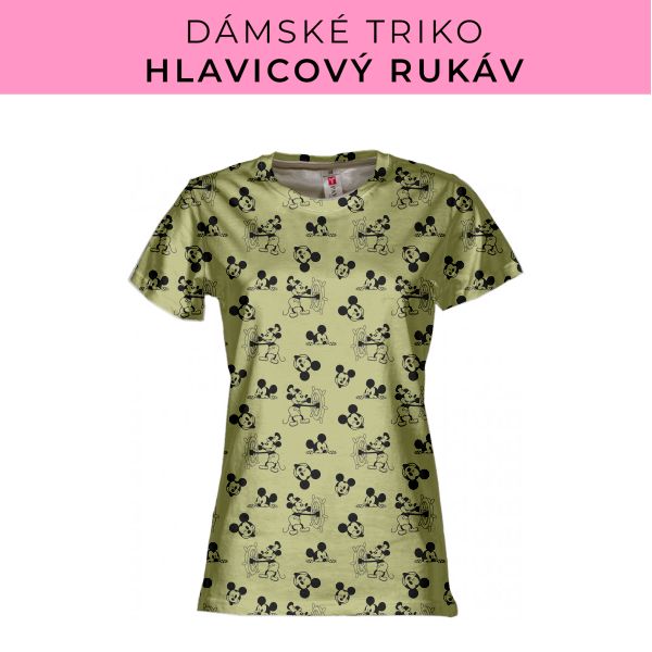 DÁMSKÝ střih - triko základní