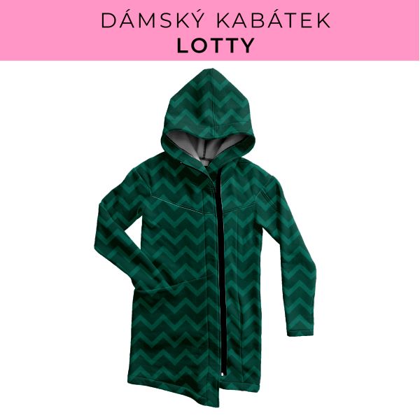 DÁMSKÝ střih - Kabátek Lotty