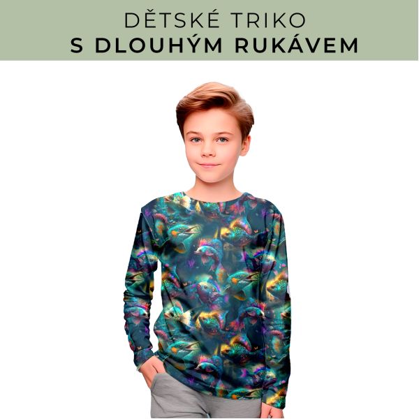 DĚTSKÝ střih - triko dlouhý rukáv