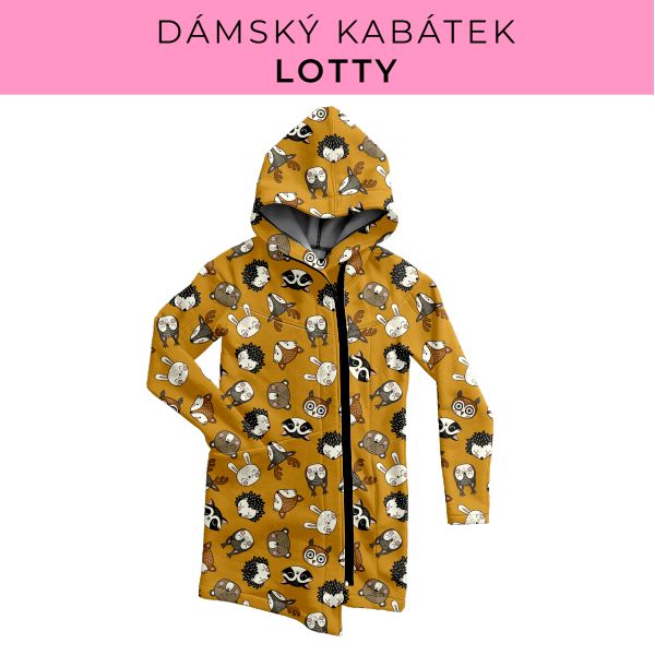 DÁMSKÝ střih - Kabátek Lotty