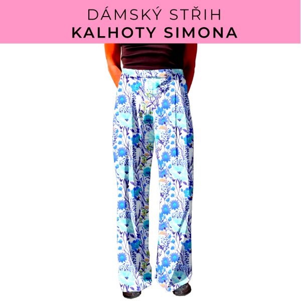 Dámský střih - kalhoty Simona