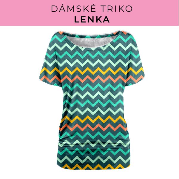 DÁMSKÝ střih - Triko Lenka