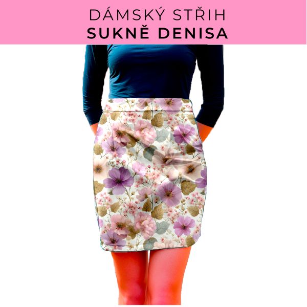 Dámský střih - Dámská sukně Denisa
