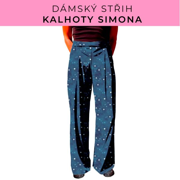 Dámský střih - kalhoty Simona