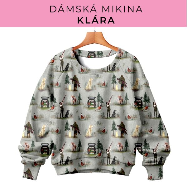 DÁMSKÝ střih - mikina Klára