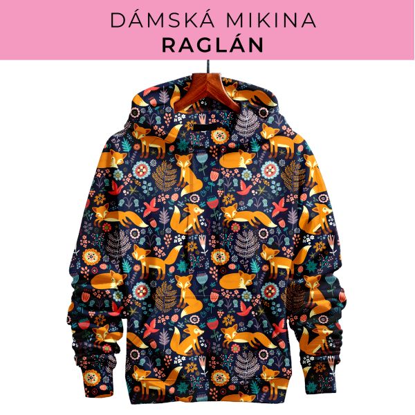 DÁMSKÝ střih - mikina raglán