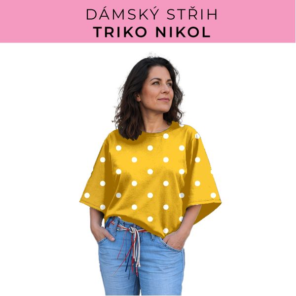 Dámský střih -  triko Nikol