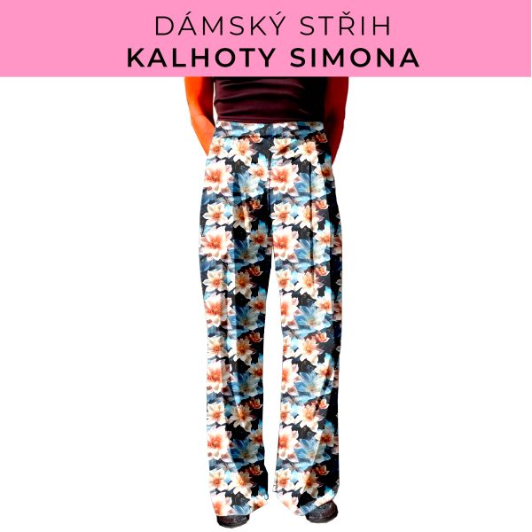Dámský střih - kalhoty Simona
