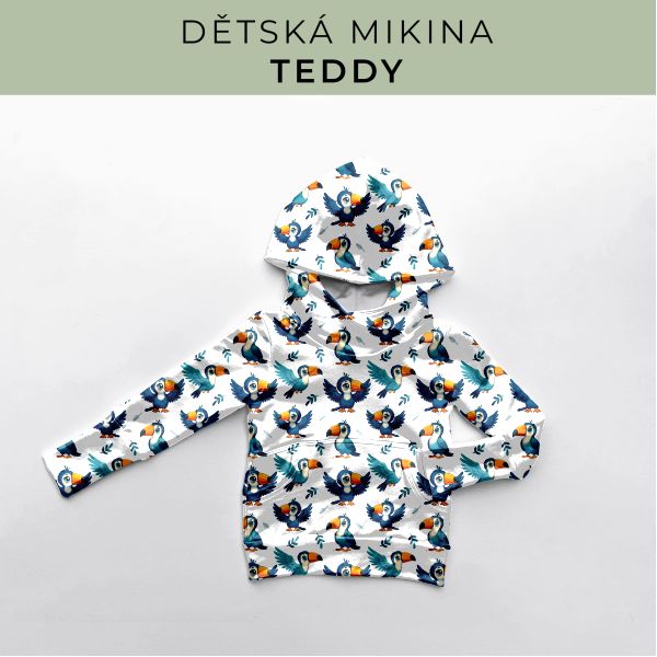 DĚTSKÝ střih - Mikina Teddy