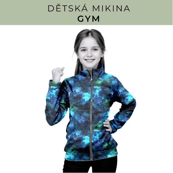 Dětská střih - mikina GYM