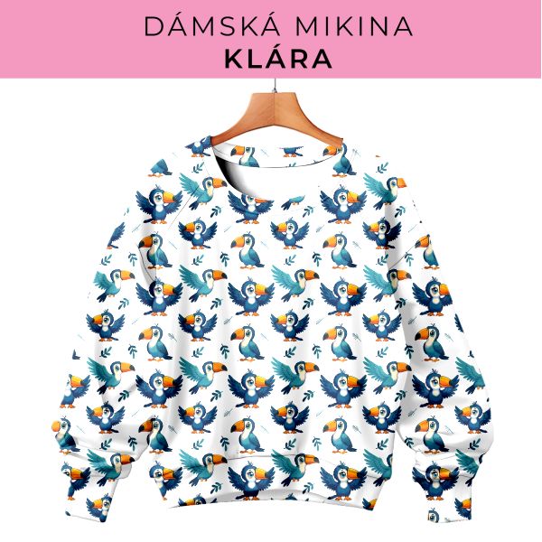 DÁMSKÝ střih - mikina Klára