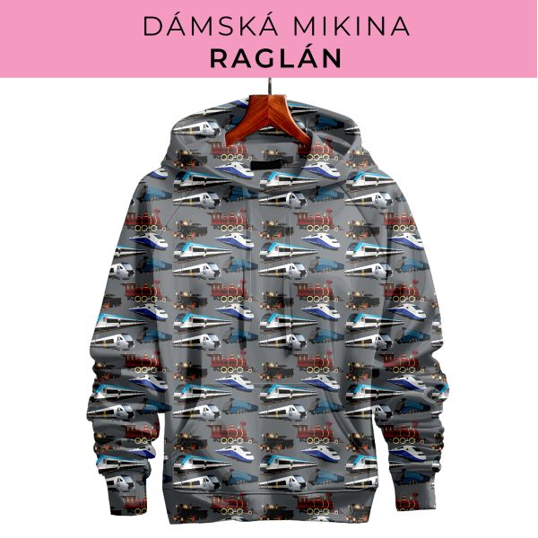 DÁMSKÝ střih - mikina raglán