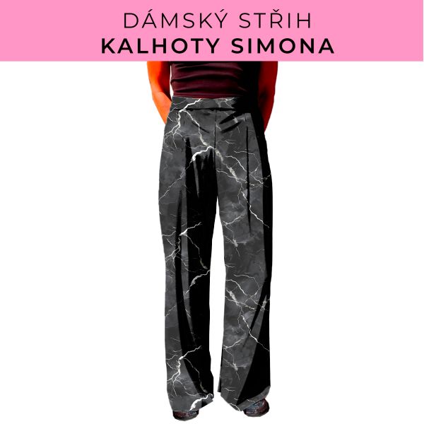 Dámský střih - kalhoty Simona