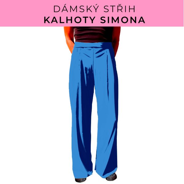 Dámský střih - kalhoty Simona