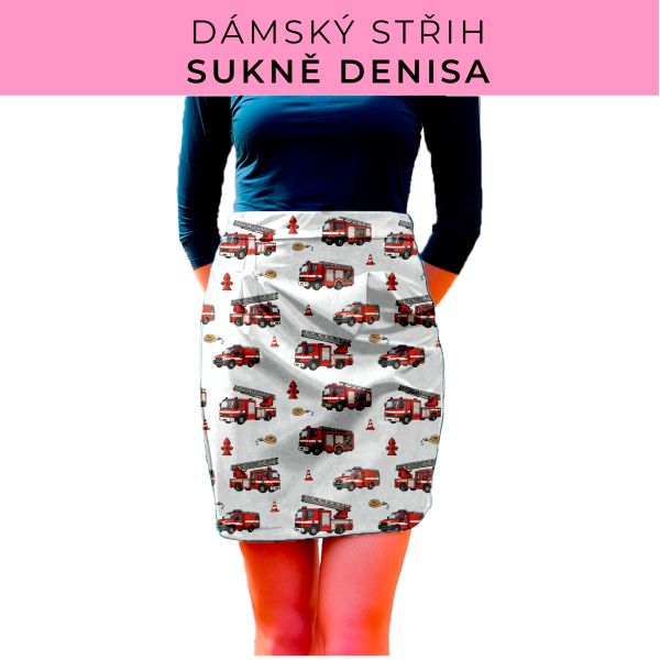 Dámský střih - Dámská sukně Denisa