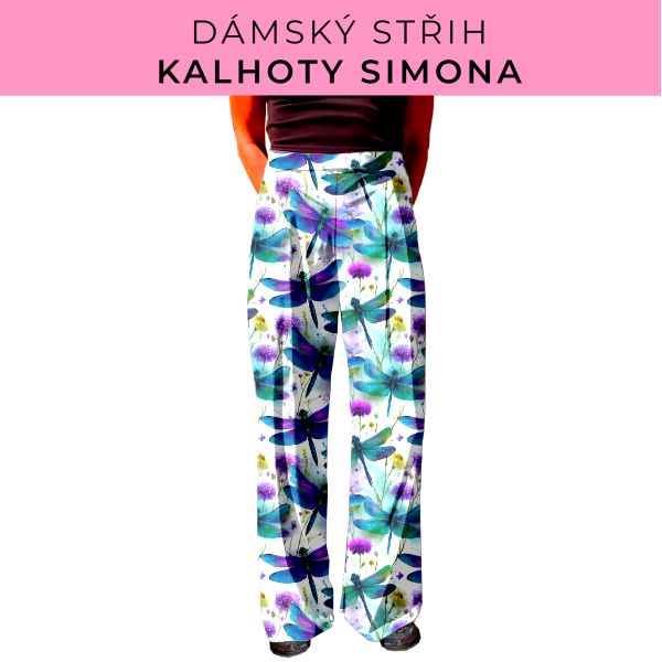 Dámský střih - kalhoty Simona