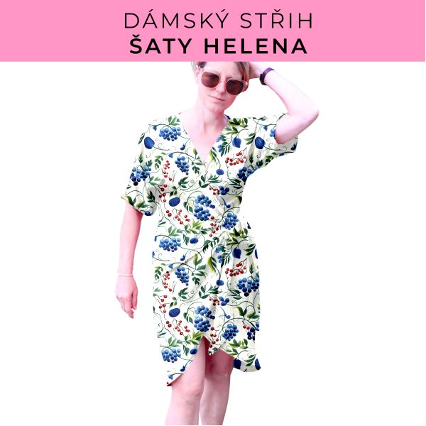 Dámský střih na šaty  Helena