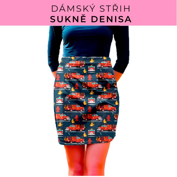 Dámský střih - Dámská sukně Denisa