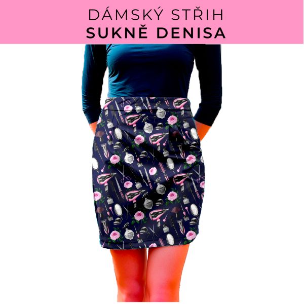 Dámský střih - Dámská sukně Denisa