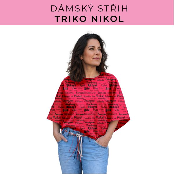 Dámský střih -  triko Nikol